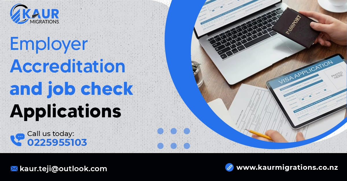 Employer accreditation and job check